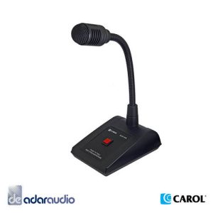 מיקרופון דינאמי צוואר גמיש כולל בסיס MUD-546-PTT דיבור בלחיצה בלבד