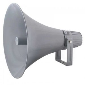 הורן עם דרייבר COPA שופר חיצוני 30W לבן עם סנפים 10/15 תומך בתקן 1220 חלק 3